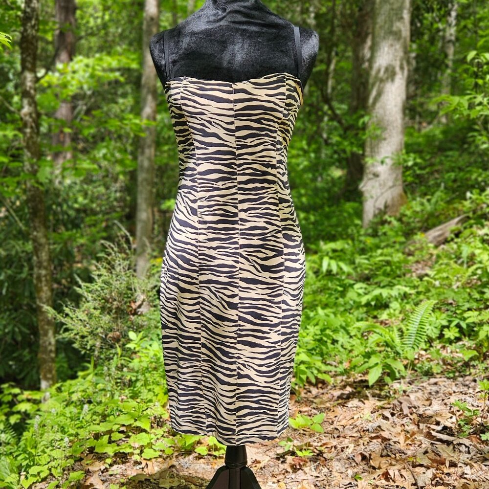 VS Vintage Zebra Dress Size Large